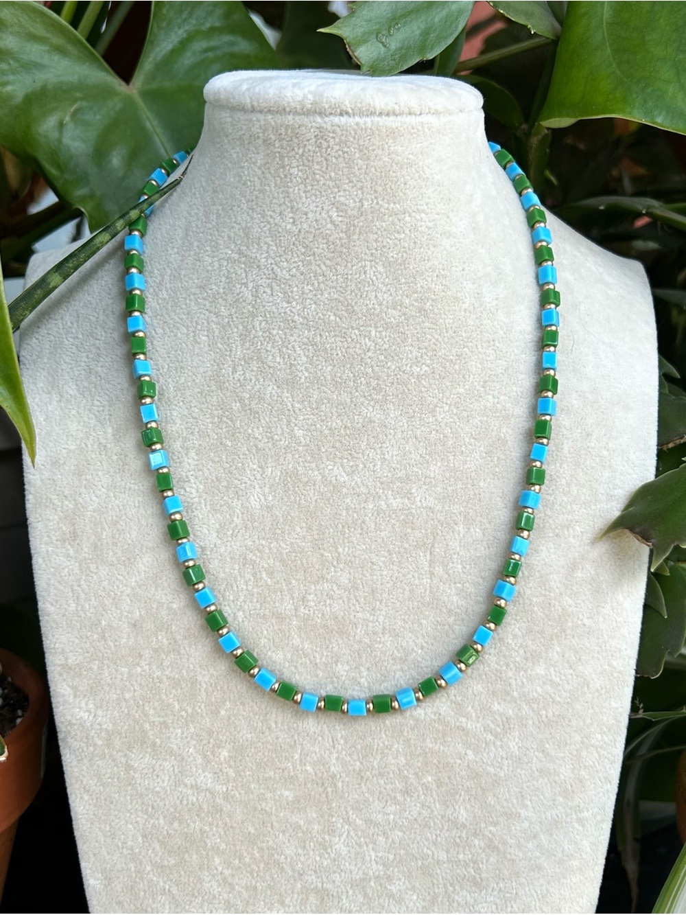 Blue & Green necklace